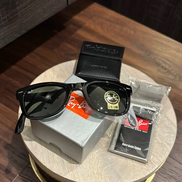 Ray-Ban | Accessories | Rayban Nwt Folding Wayfarer Orb 45  display picture 3